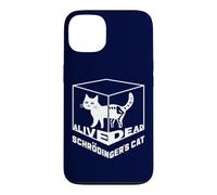Custodia per iPhone 13 Il gatto di Double Schrodinger Dead & Alive Quantum Physics