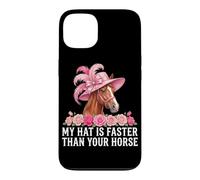 Custodia per iPhone 13 Il mio cappello è più veloce del tuo cavallo Derby Day Horse Racing