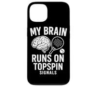 Custodia per iPhone 13 Il mio cervello corre su segnali Topspin Padel