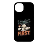 Custodia per iPhone 13 Il mio drone ti ha visto il primo divertente pilota di droni