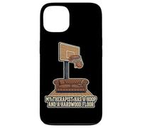 Custodia per iPhone 13 Il mio terapeuta ha un cerchio e un pavimento in legno duro basket