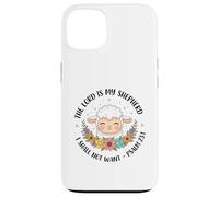 Custodia per iPhone 13 Il Signore è il mio pastore, non aspetterò - Salmi 23:1