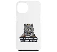 Custodia per iPhone 13 Il tuo comportamento è stato notato - Sarcastico gatto britannico