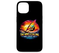 Custodia per iPhone 13 Il vento sta chiamando e devo andare windsurf Windsurfer Divertimento
