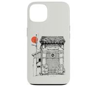 Custodia per iPhone 13 Illustrazione di Shotokan Karate Dojo Tokyo Giappone