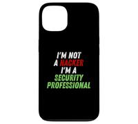 Custodia per iPhone 13 Im Not A Hacker Im A Security Professional OPSEC Cyber Humor