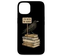 Custodia per iPhone 13 In With The Banned Books Crow Book Lover Bibliophile Reading