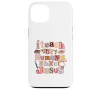 Custodia per iPhone 13 Insegno piccoli esseri umani su Gesù Christian Educator
