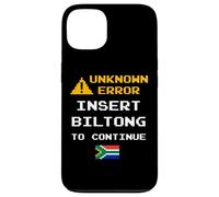 Custodia per iPhone 13 Insert Biltong Retro Funny Error South Africa Braai Dad Joke