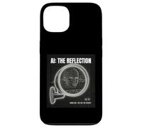 Custodia per iPhone 13 Intelligenza Artificiale Mirror Dati Self Cyberpunk AI grande