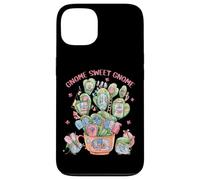 Custodia per iPhone 13 Introvert Home Sweet Cactus Home Graphic Women Funny Gnome