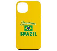 Custodia per iPhone 13 Ipanema Beach Rio con bandiera del Brasile