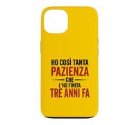 Custodia per iPhone 13 Ironica e divertente. Ho finito la pazienza stampa nera
