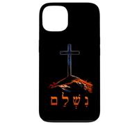 Custodia per iPhone 13 It is Finished - Hebrew Cross of Jesus Passover Easter
