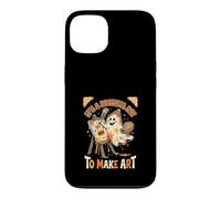 Custodia per iPhone 13 It's A Bootiful Day To Make Art Funny Ghost Artist Halloween