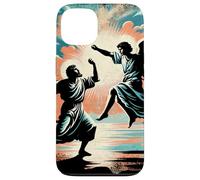 Custodia per iPhone 13 Jacob Wrestling The Angel Empowering Inspiring Bibbia Scena