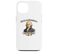 Custodia per iPhone 13 James Madison Padre della Costituzione Padre Fondatore