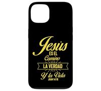 Custodia per iPhone 13 Jesus Es el Camino La Verdad Y La Vida Juan 14:16 Donne Uomini