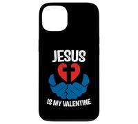 Custodia per iPhone 13 Jesus is My Valentine Funny Valentines Loves Christ Love Day