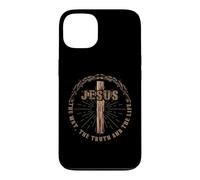 Custodia per iPhone 13 Jesus The Way Truth The Life T-Shirt