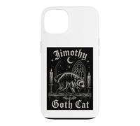 Custodia per iPhone 13 Jimothy Goth Gatto Gotico Procione Cattedrale Luna Dark Horror