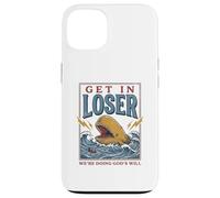 Custodia per iPhone 13 Jonah and the Whale Funny Christian Bible Story God