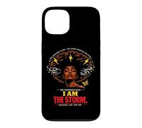 Custodia per iPhone 13 Juneteenth She Whispered I Am The Storm Womens Black History