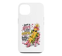 Custodia per iPhone 13 Just a Girl Who Loves Corn the Long Way, divertente da donna