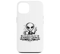 Custodia per iPhone 13 Just Here For The Abduction Divertente Alien abbigliamento