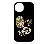 Custodia per iPhone 13 Just Wing It Darts League - Scherzo sulle freccette volanti