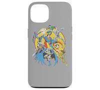 Custodia per iPhone 13 Justice League Spin Circle Fight
