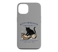 Custodia per iPhone 13 Kitty Biscuits Bakery Purrfectly Impastato Cat Genitore Umorismo