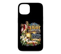 Custodia per iPhone 13 La luce risplende nelle tenebre Giovanni 1 5 Scrittura