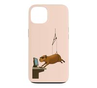 Custodia per iPhone 13 LA SPIA CAPYBARA PIÙ FREDDA IN RAGGIA
