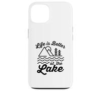 Custodia per iPhone 13 La vita è meglio al lago all'aperto divertimento estivo