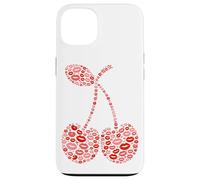 Custodia per iPhone 13 Labbra Impertinenti Di Ciliegia Baciano Le Ciliegie