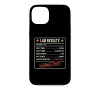 Custodia per iPhone 13 Laboratorio divertente Risultati falsi Cortisolo Ansia Cura Self Meme