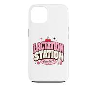 Custodia per iPhone 13 Lactation Station, Lactating Mothers Breastfeeding New Mom
