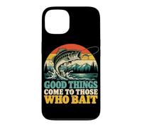 Custodia per iPhone 13 Le cose buone arrivano a coloro che escono pescatore di spigole