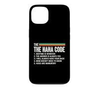 Custodia per iPhone 13 Le regole divertenti del codice Nana per nipoti e Nana Love