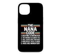 Custodia per iPhone 13 Le regole divertenti del codice Nana per nipoti e Nana Love