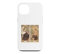 Custodia per iPhone 13 Le stagioni - 1890 Francia Vintage Art