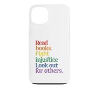 Custodia per iPhone 13 Leggi Libri Combatti l'ingiustizia Cerca gli altri