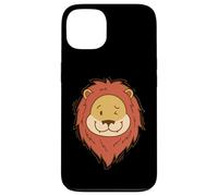 Custodia per iPhone 13 Leone strizza l'occhio Lion Mane Africa