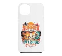 Custodia per iPhone 13 L'estate è dove respira la mia anima amanti del surf Tropical Beach