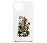 Custodia per iPhone 13 Let It Crumble Tarocchi Torre Lightning Art