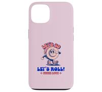 Custodia per iPhone 13 Let's Go Let's Roll Sushi Love (Grafica divertente)