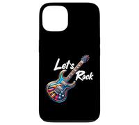 Custodia per iPhone 13 Let's Rock N Roll Guitar Band Funny Rock Ragazze Ragazzi Bambini
