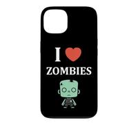 Custodia per iPhone 13 Little Zombie funny Halloween dead i love Zombies
