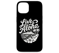 Custodia per iPhone 13 Live Aloha Shaka Surf Wave Ibisco Hawaii DiamondHead Art